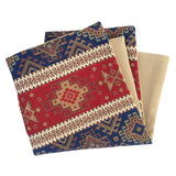 Tapestry Ethnic Rug-Kilim Pattern Red-Blue 18"x18" Couch Pillow Cover Sham