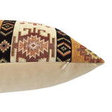Tapestry Ethnic Rug-Kilim Pattern Mustard-Cream 14"x24" Lumbar Pillow Cover Sham