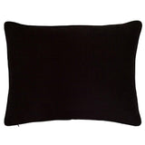 Satin Circle Lattice Pattern Black-Gold 20"x26" Standart Size Pillow Cover Sham