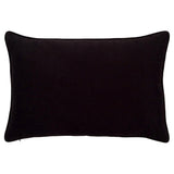 Satin Circle Lattice Pattern Black-Gold 20"x30" Queen Size Pillow Cover Sham