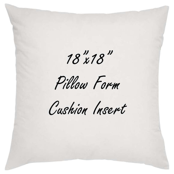 Cotton/Polyester Pillow Form/Cushion Insert 18x18