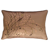 Jacquard Satin Reeds Queen Size French Beige Pillow Case/Cushion Cover