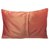 Jacquard Satin Far-East-Oriental Pattern 20"x28" Red-Gold Pillow Case/Cushion Cover