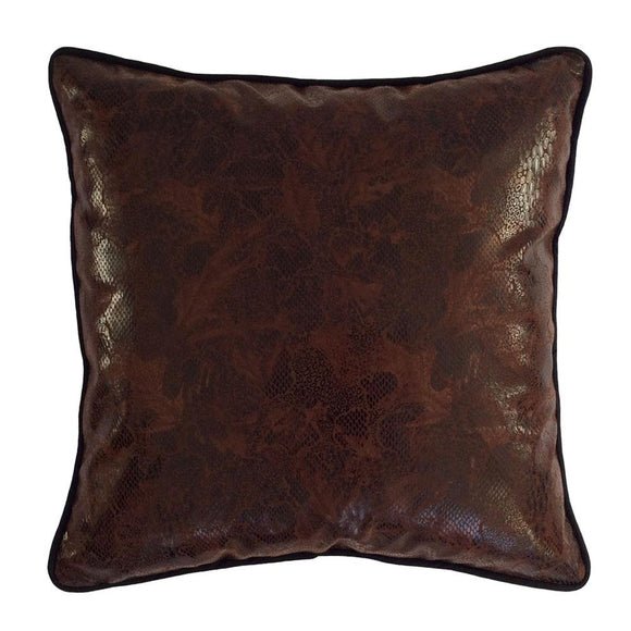 Faux Leather Brown Snake Pattern 18