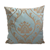 Linen Lotus Pattern 18"x18" Pillow Cover