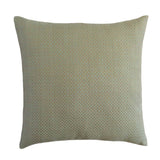 Linen Quatrefoil Lattice Square Mint Throw Pillow Case/Cushion Cover