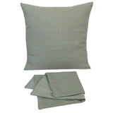 Linen Polyester Quatrefoil Lattice Pattern 18"x18" Mint Pillow Case/Cushion Cover