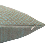 Linen Polyester Quatrefoil Lattice Pattern 18"x18" Mint Pillow Case/Cushion Cover