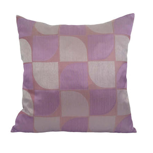 Satin Geometric 20x20 Purple/Gray Decorative Pillow Case/Cushion Cover