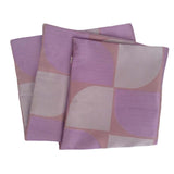 Satin Geometric Pattern 20"x20" Purple/Gray Pillow Case/Cushion Cover