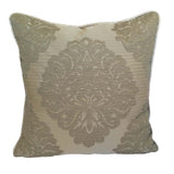 Satin Damask 18"x18" Silver Gray Decorative Pillow Case/Cushion Cover