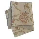 Satin Mum Flower/Floral Pattern 18"x18" Mint/Beige/Brown Pillow Case/Cushion Cover