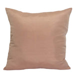 Satin Leaves Pattern 18"x18" Pink Pillow Case/Cushion Cover