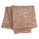 Satin Leaves Pattern 18"x18" Pink Pillow Case/Cushion Cover