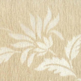 2 pcs Upholstery-Chenille Cream (Cream Mum Flowers) Queen Size 22"x30" Pillow Cover