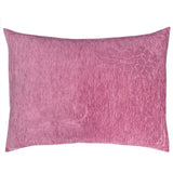 2 pcs Upholstery-Chenille Pink (Cherry Begonia) Queen Size 22"x30" Pillow Cover