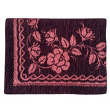 2 pcs Upholstery-Chenille Purple (Pink Rose) Queen Size 22"x30" Lumbar Pillow Cover