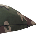Cotton/Canvas Army/Camo/Camouflage Woodland Leaf Pattern 18"x18" Pillow Cover